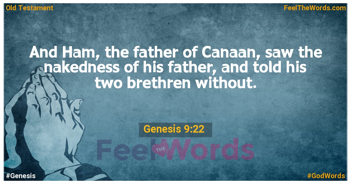 Genesis 9:22