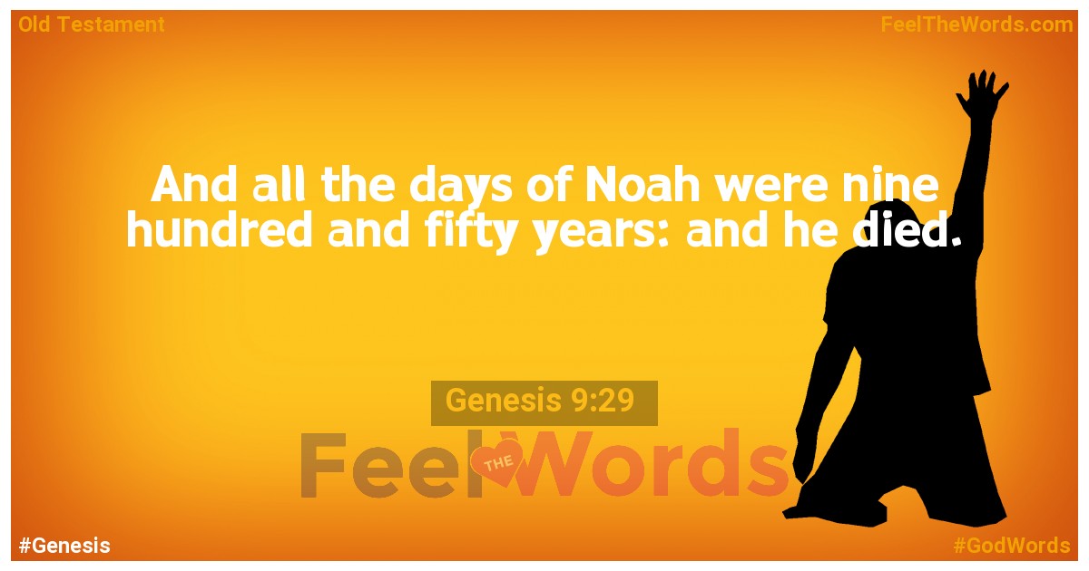 Genesis 9:29