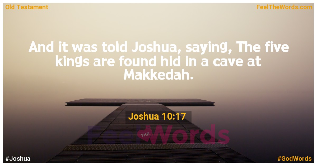 Joshua 10:17