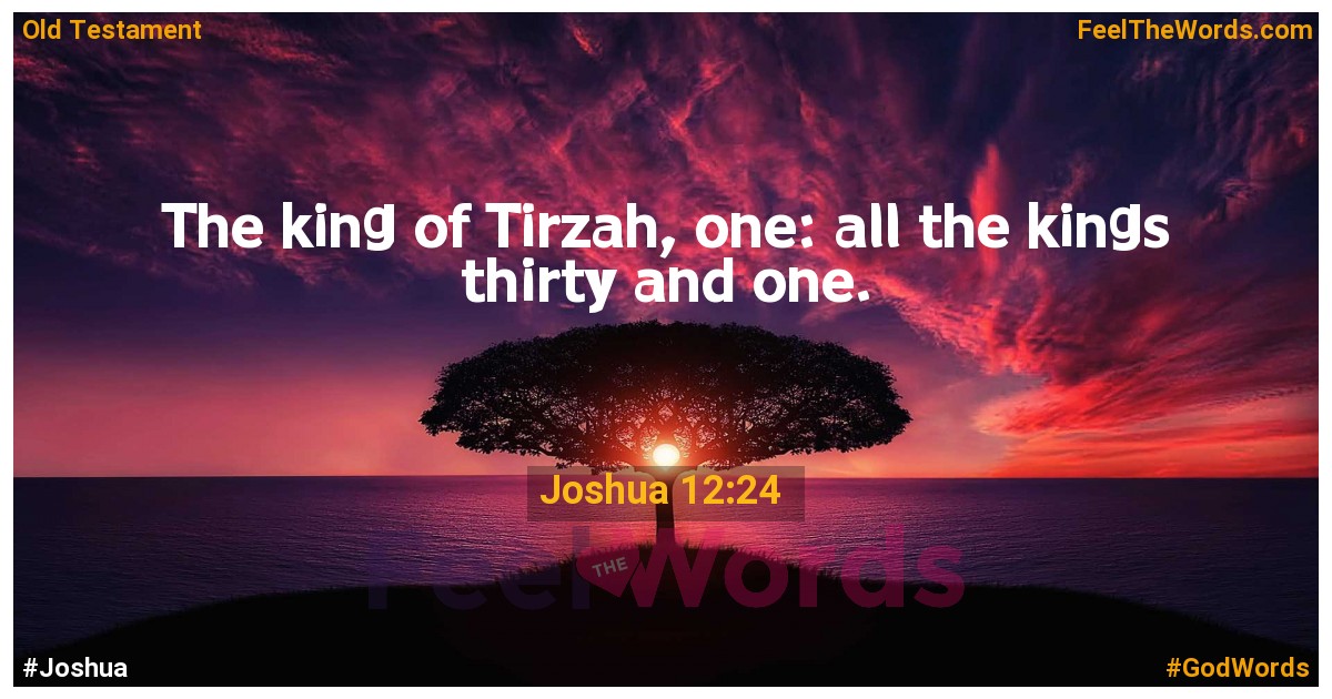 Joshua 12:24