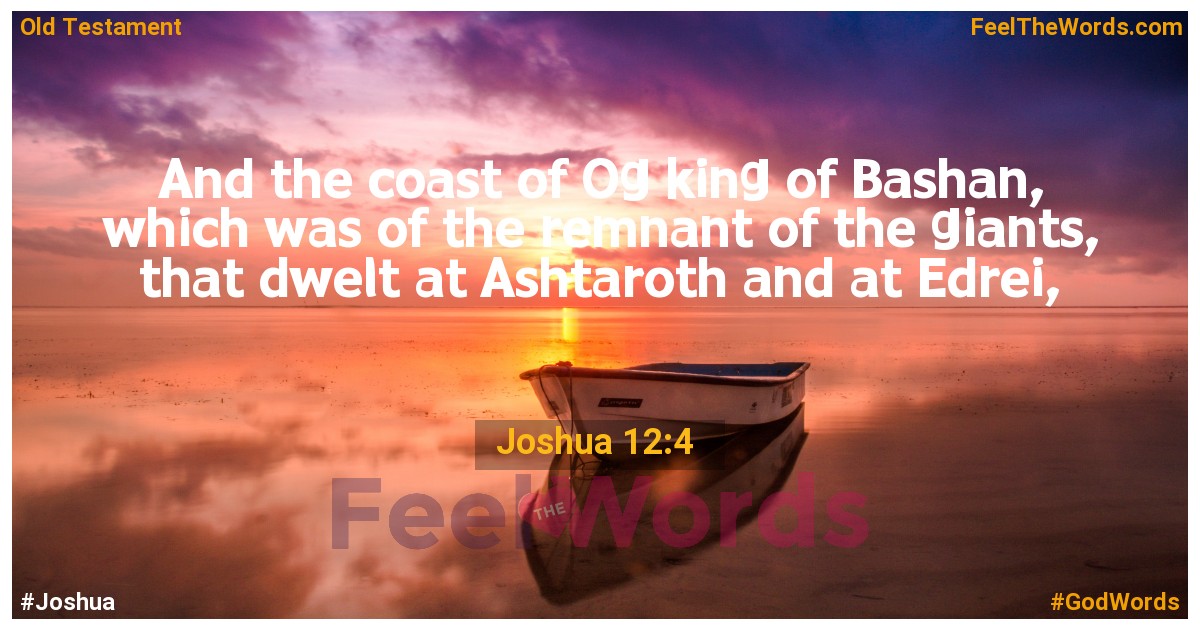 Joshua 12:4