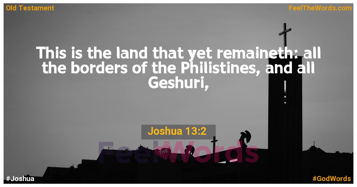 Joshua 13:2