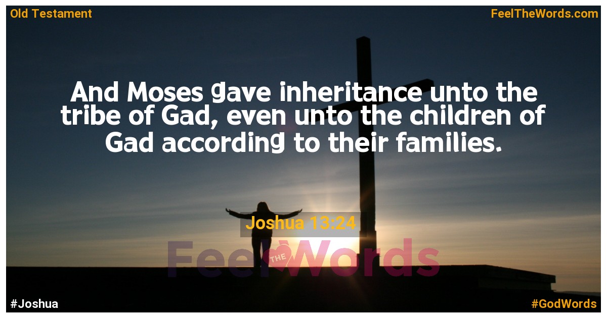 Joshua 13:24