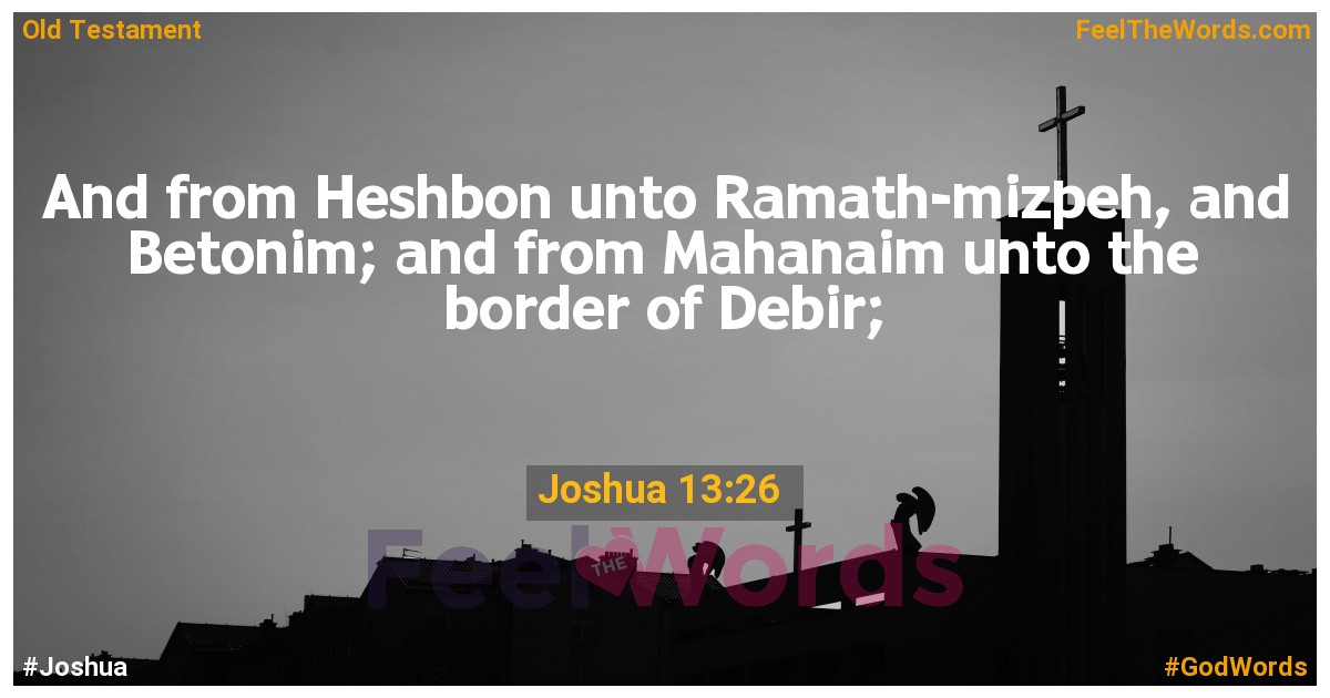 Joshua 13:26