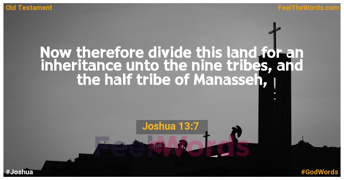 Joshua 13:7