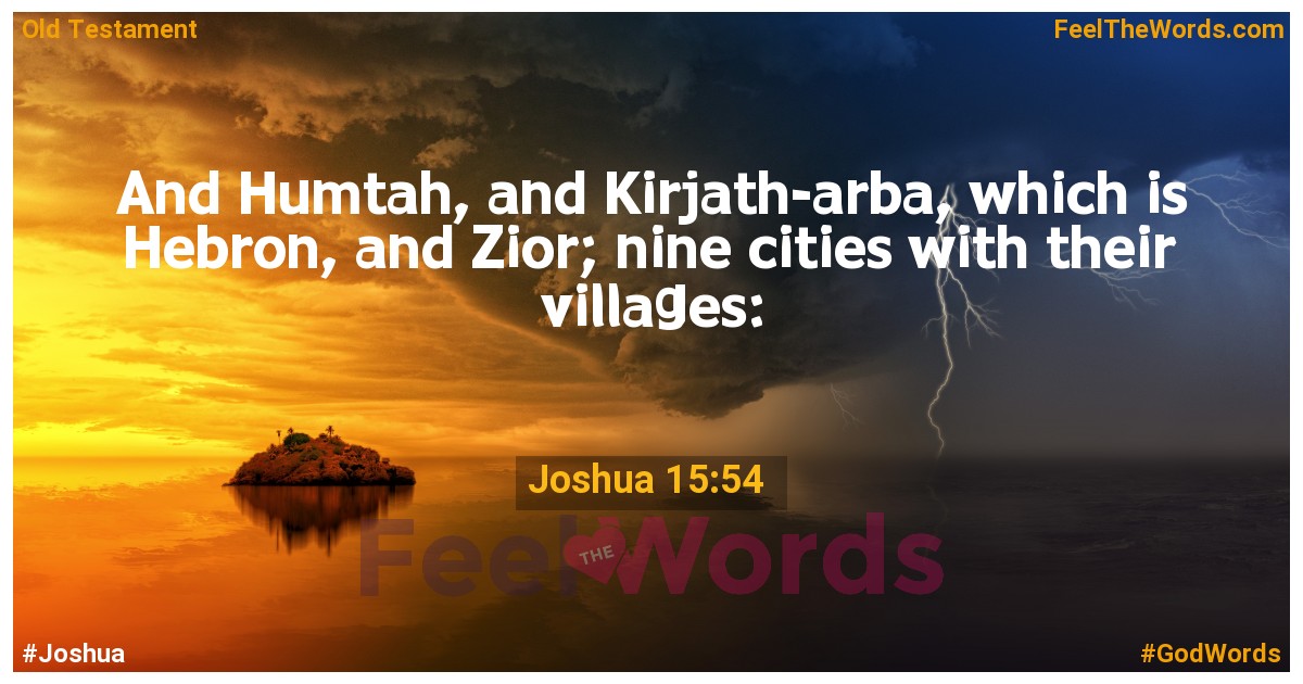 Joshua 15:54