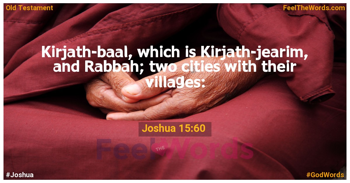 Joshua 15:60