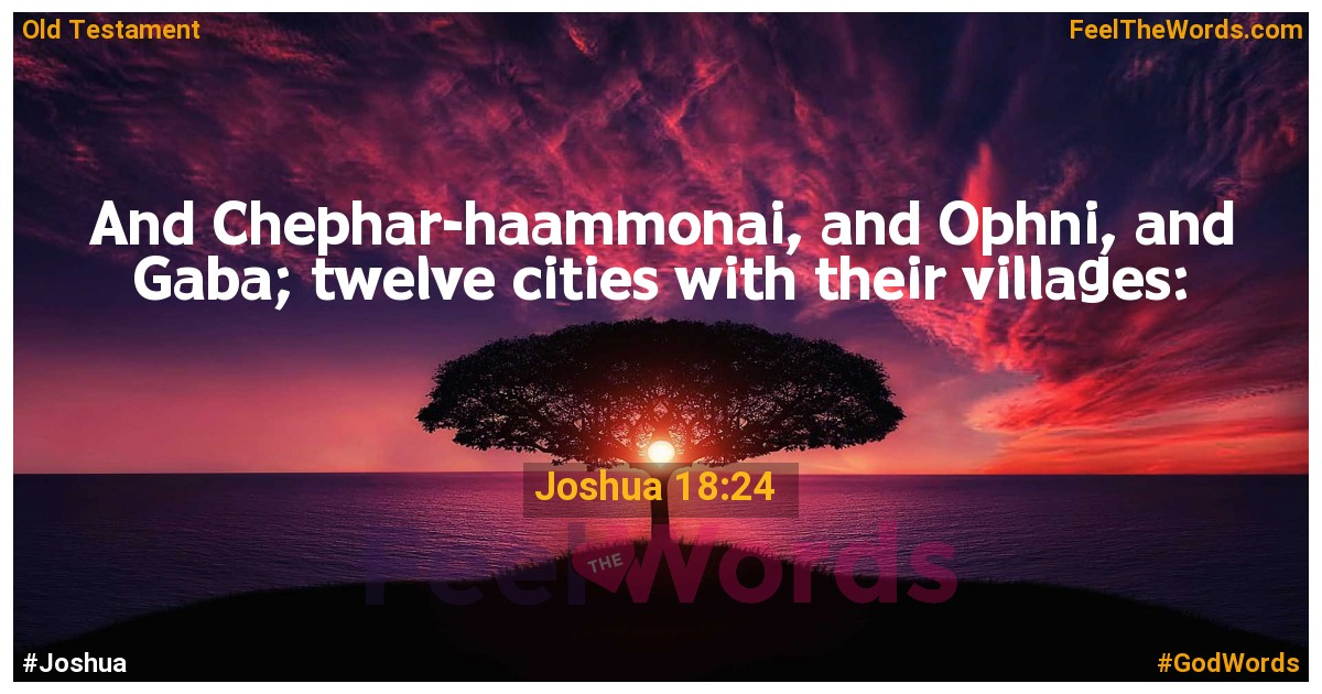 Joshua 18:24