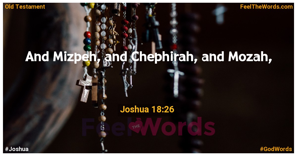 Joshua 18:26