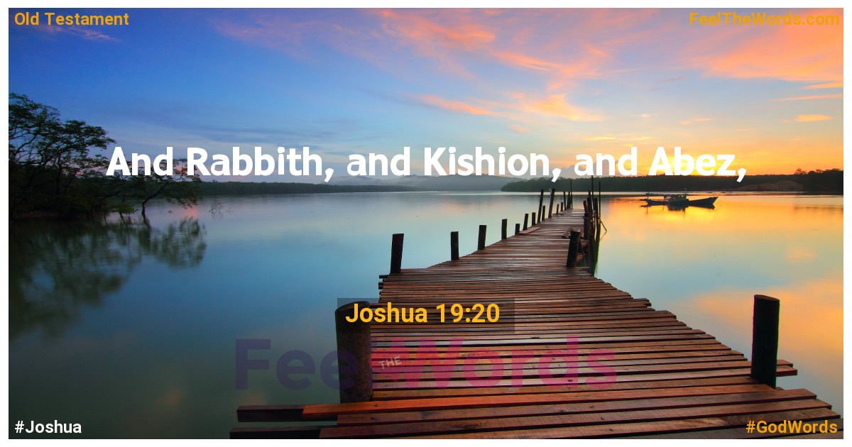Joshua 19:20