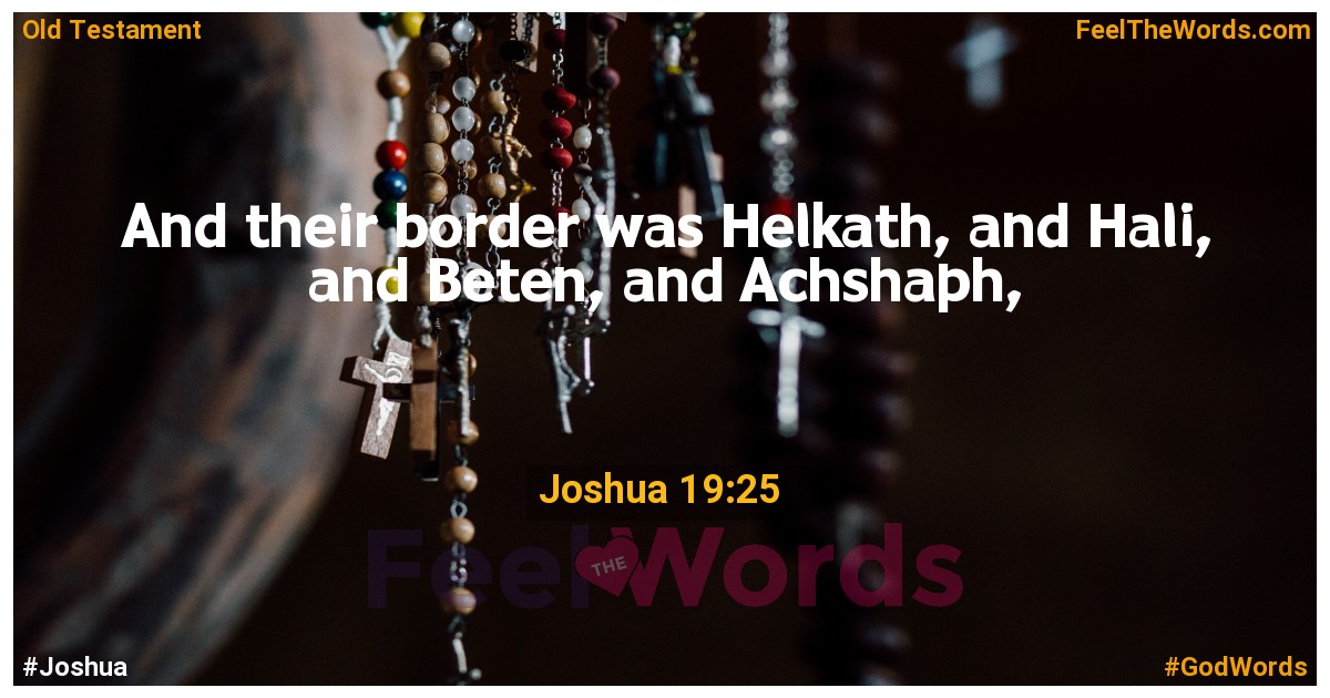 Joshua 19:25