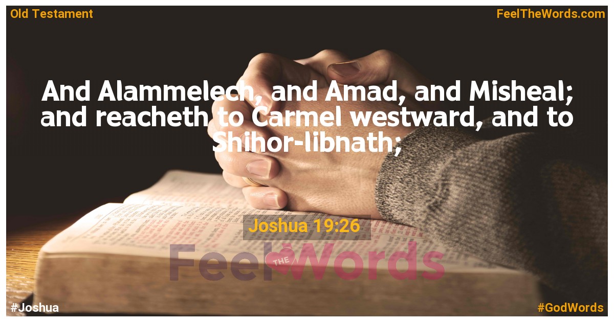 Joshua 19:26