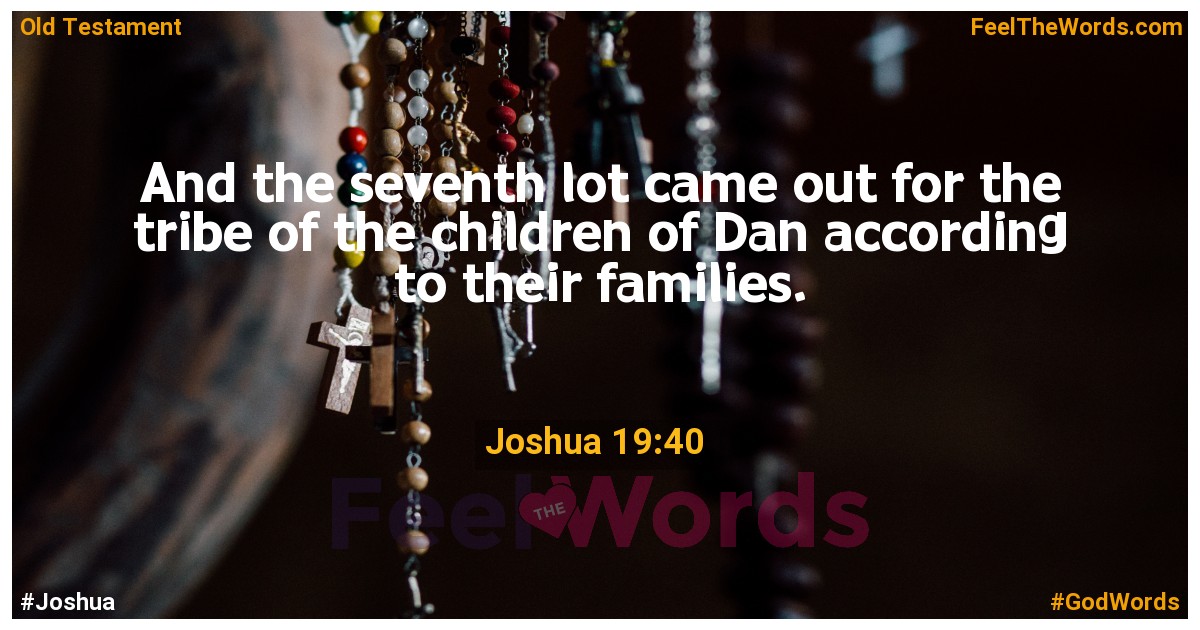 Joshua 19:40