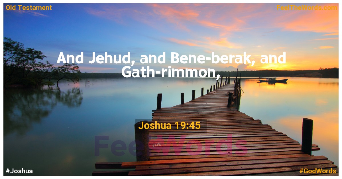 Joshua 19:45
