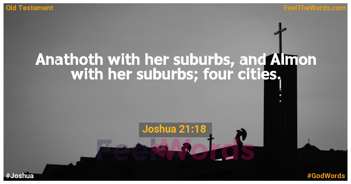 Joshua 21:18