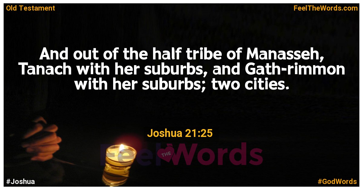 Joshua 21:25