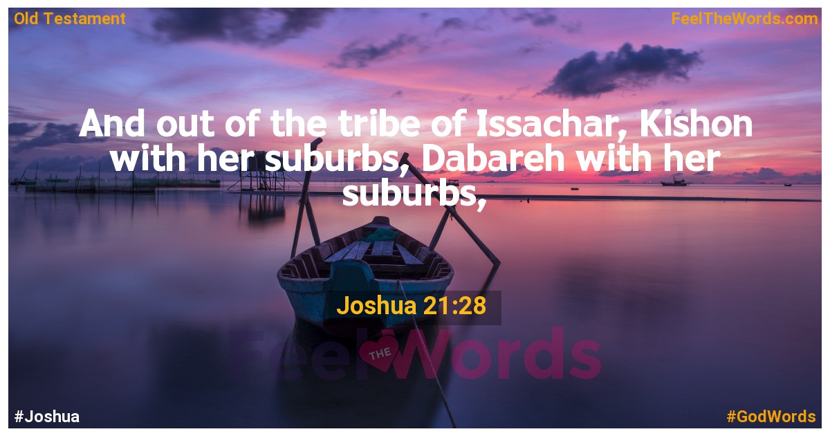 Joshua 21:28
