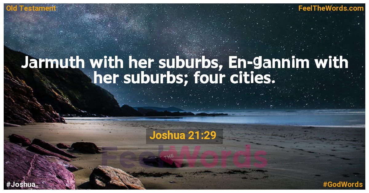 Joshua 21:29