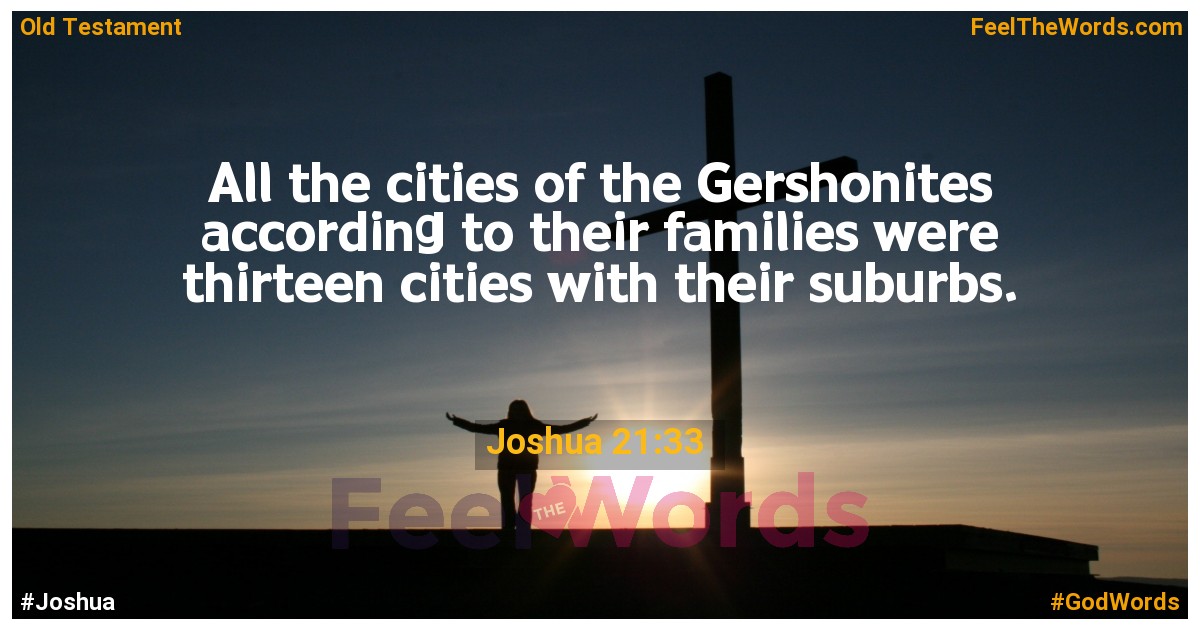 Joshua 21:33