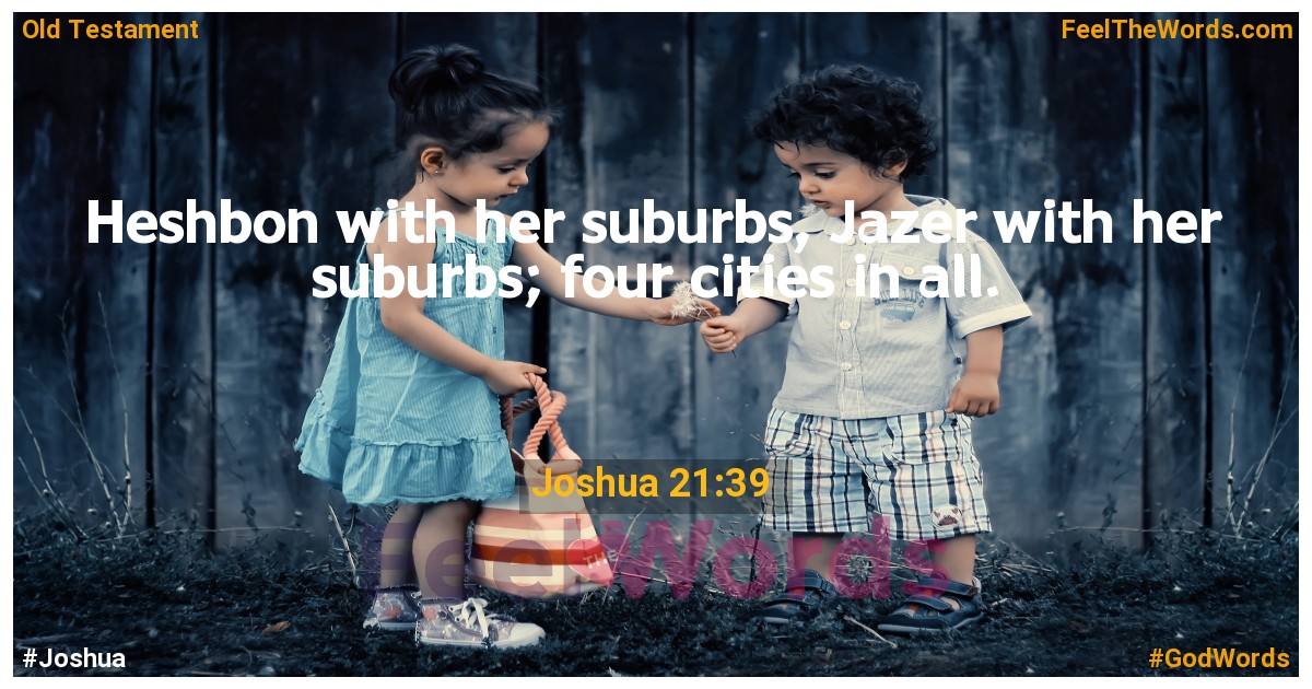 Joshua 21:39