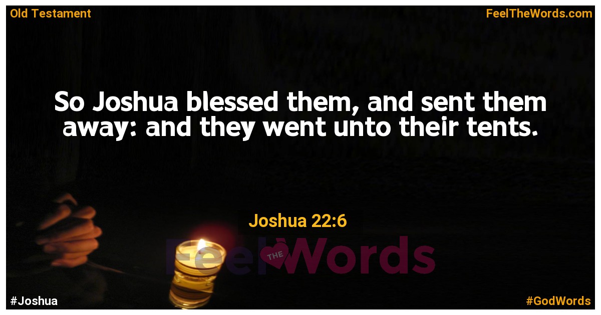 Joshua 22:6