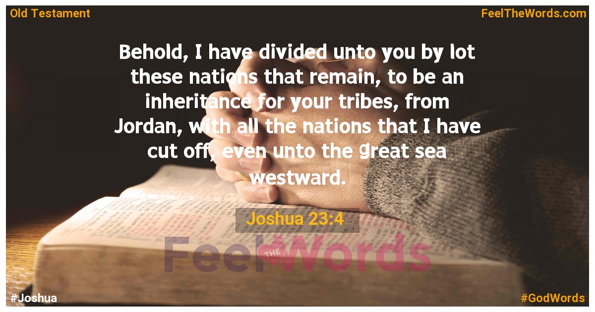 Joshua 23:4