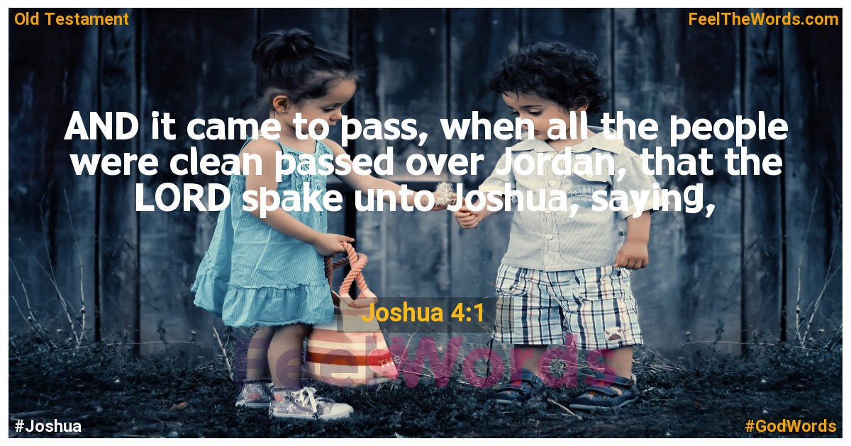 Joshua 4:1
