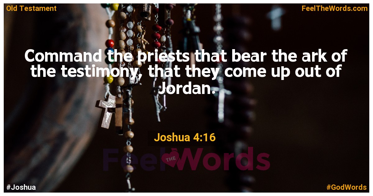 Joshua 4:16
