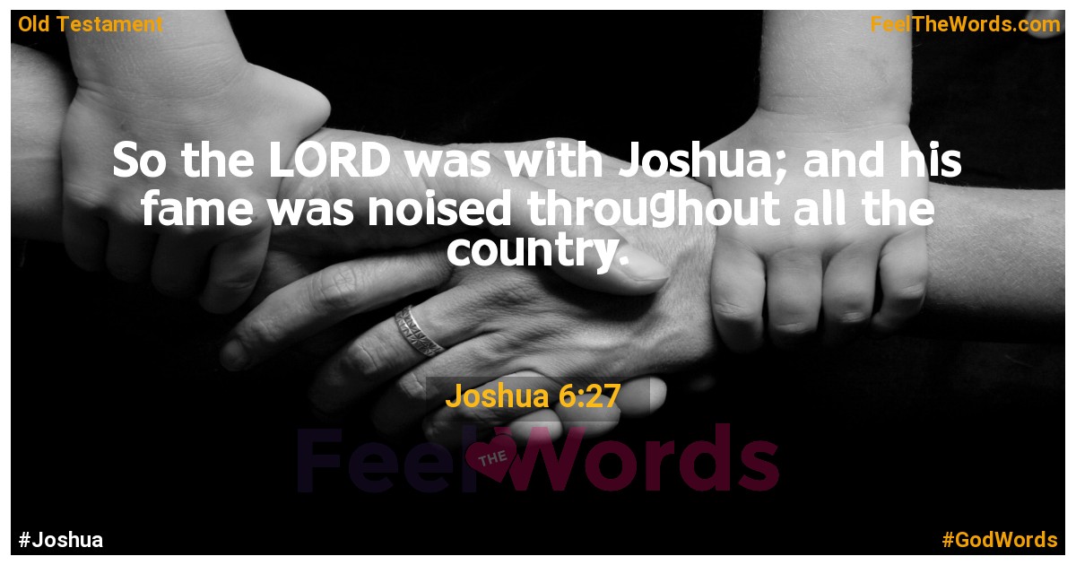 Joshua 6:27