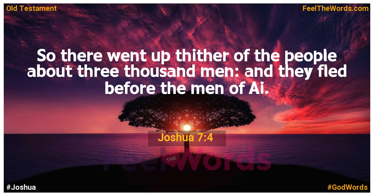 Joshua 7:4