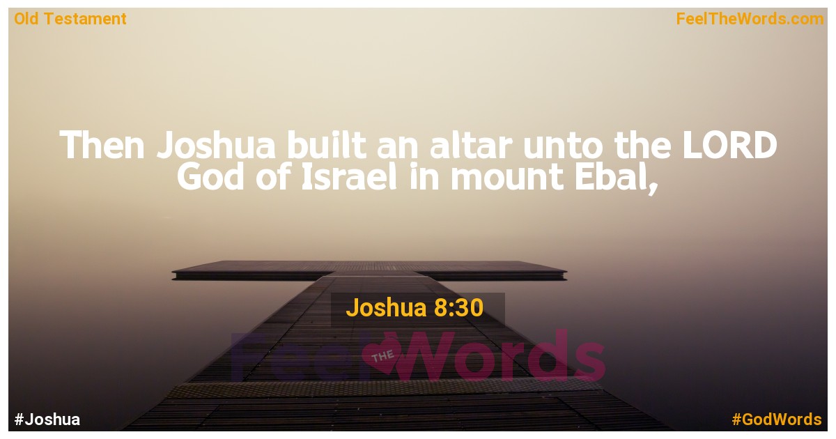 Joshua 8:30