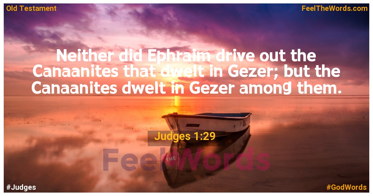 Judges 1:29
