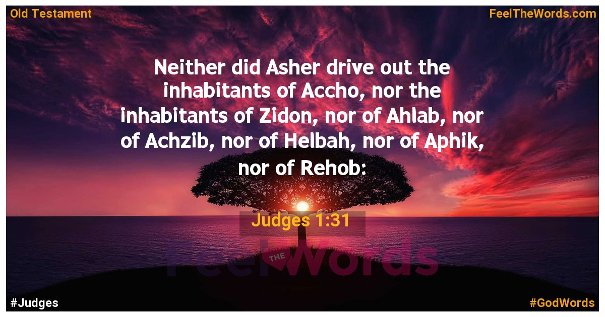 Judges 1:31