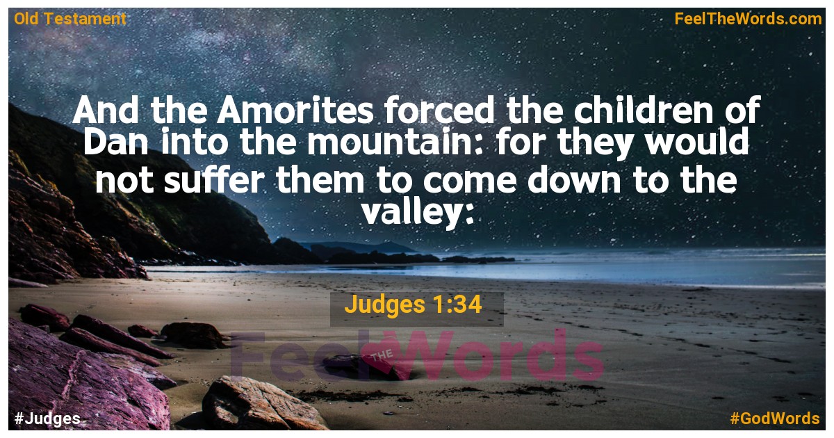 Judges 1:34