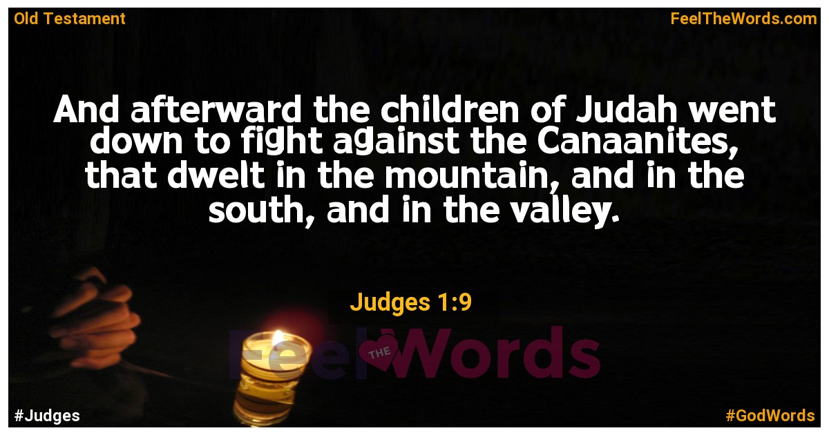 Judges 1:9