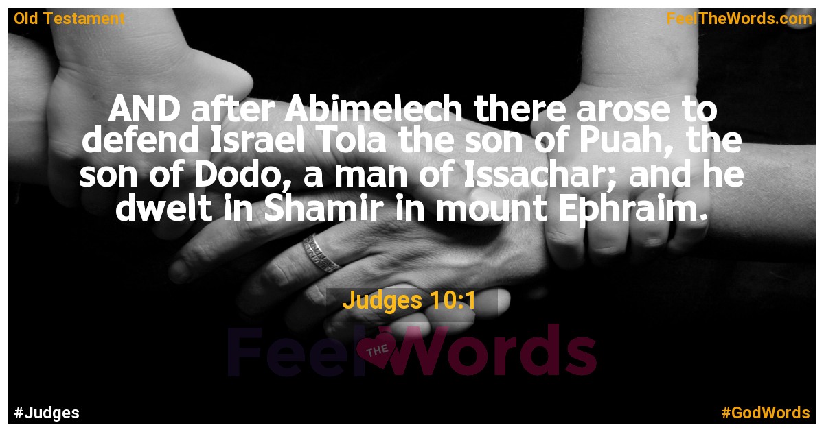 Judges 10:1