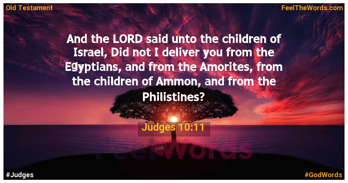 Judges 10:11