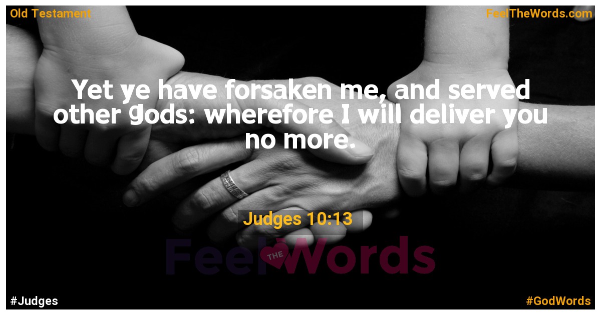 Judges 10:13