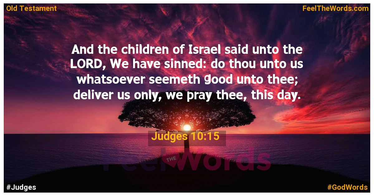Judges 10:15