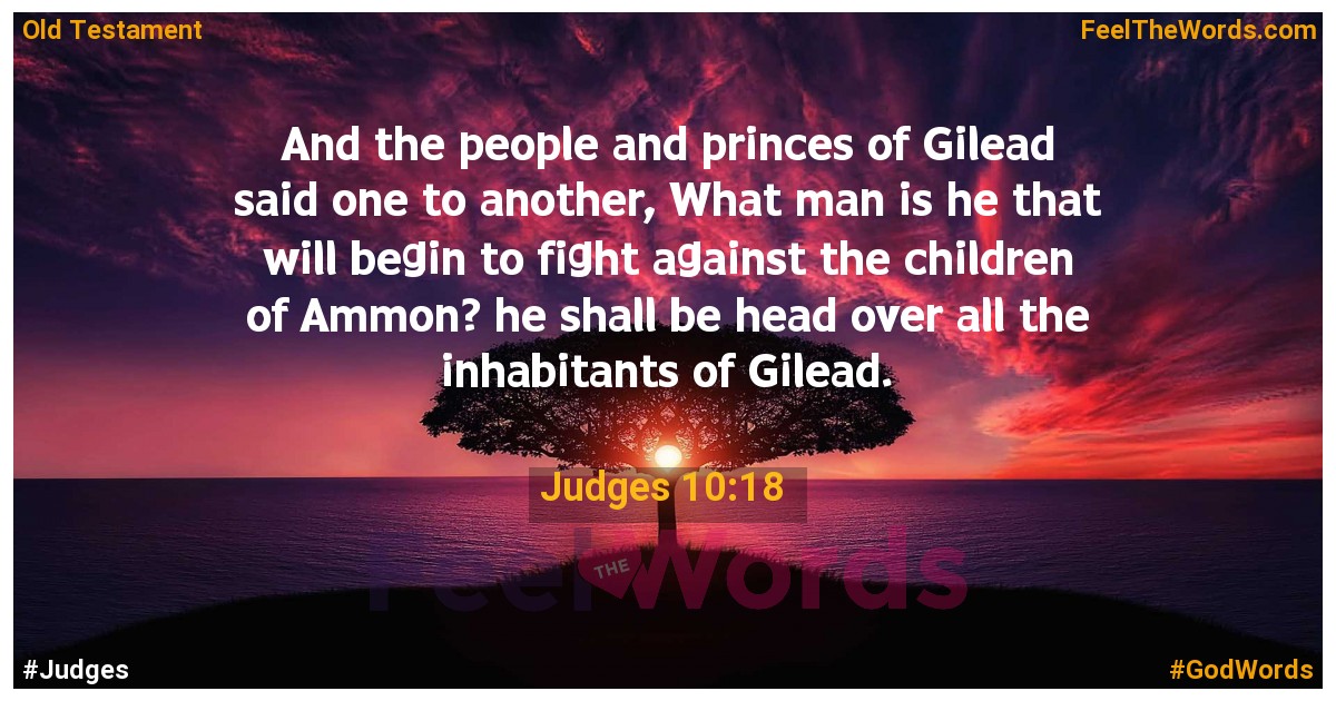 Judges 10:18