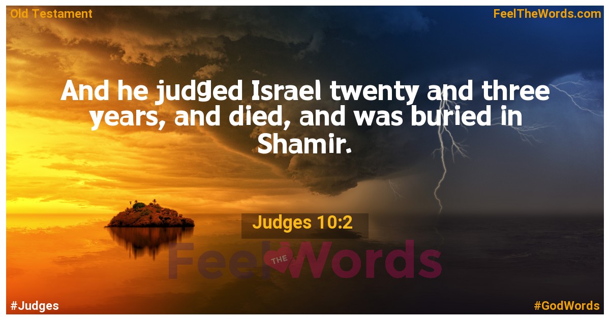 Judges 10:2