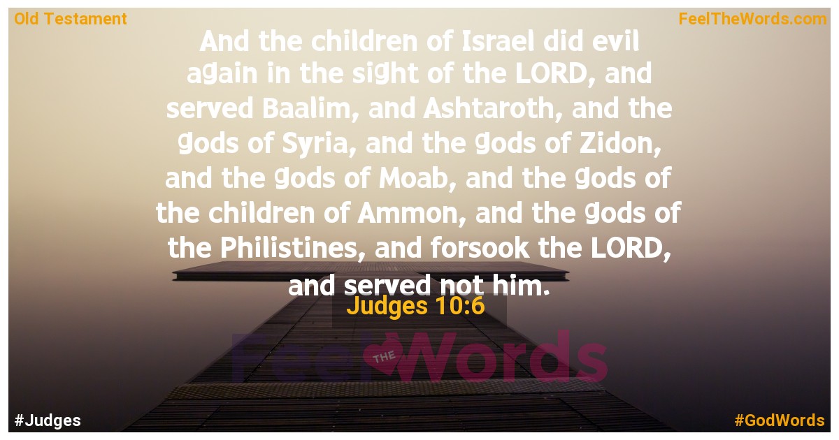 Judges 10:6