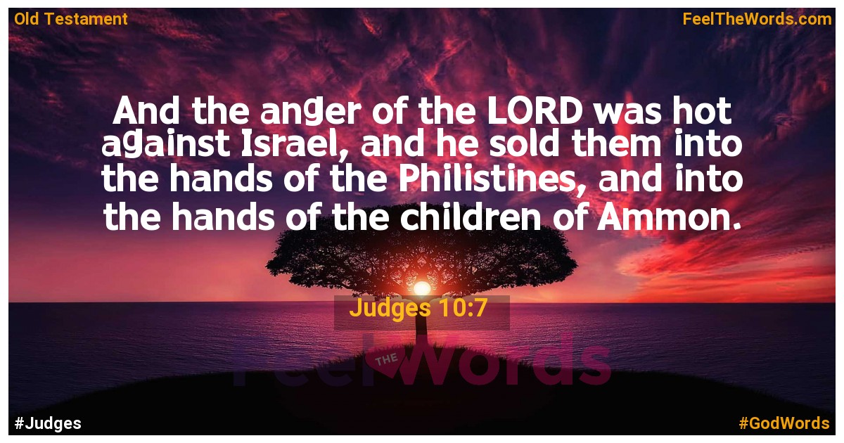Judges 10:7