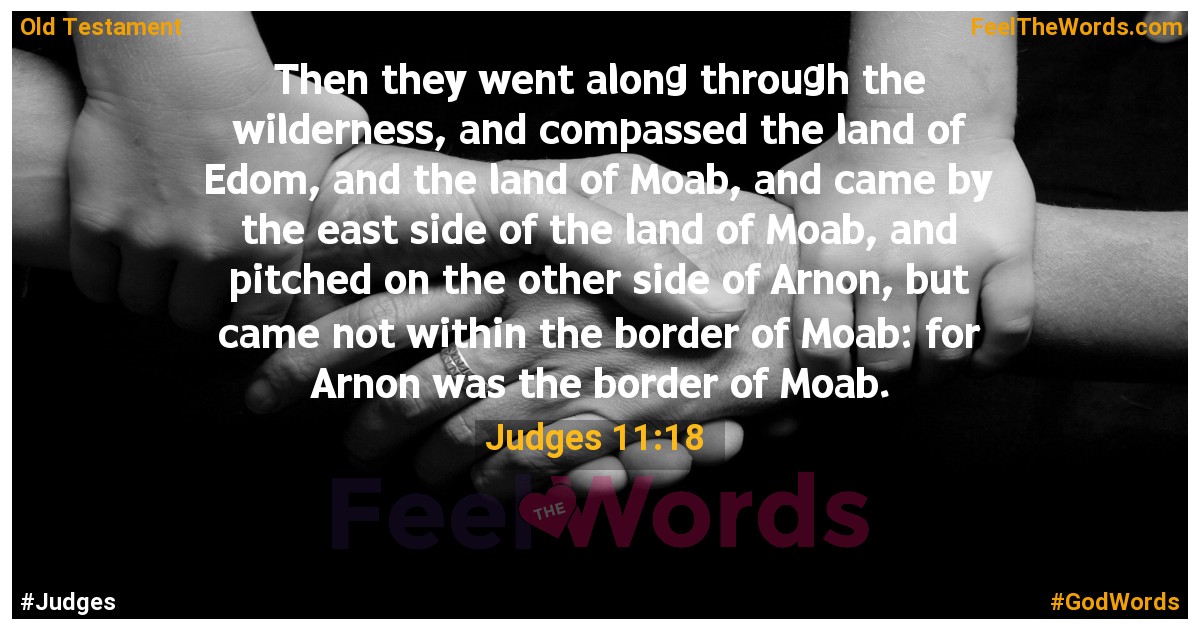 Judges 11:18