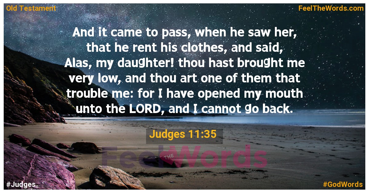 Judges 11:35