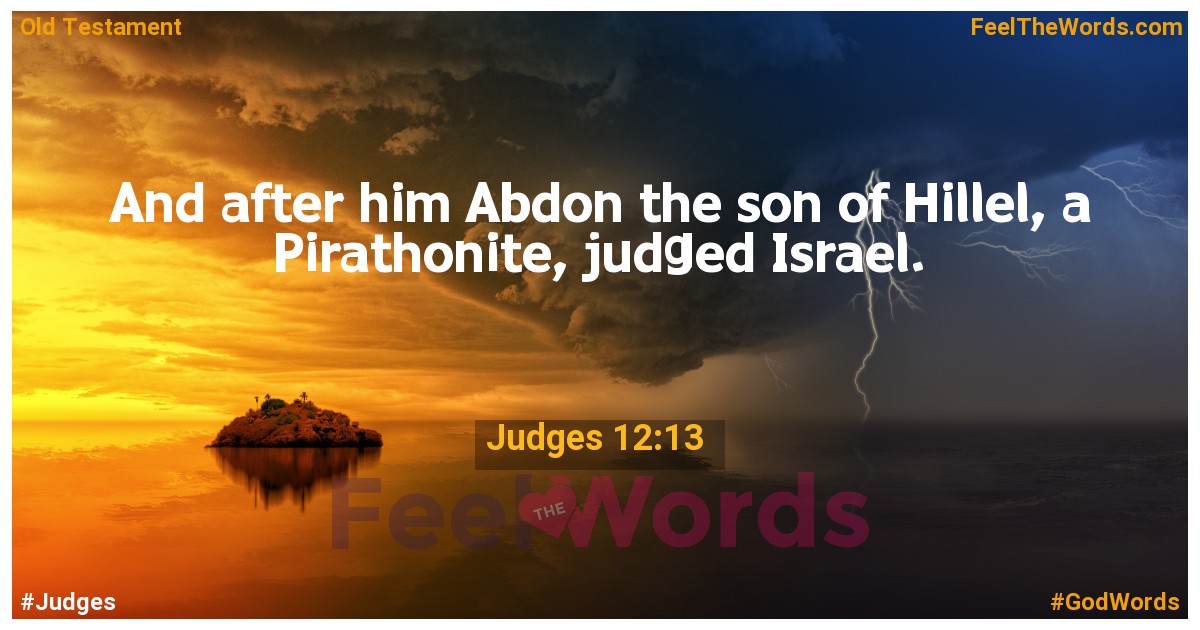 Judges 12:13