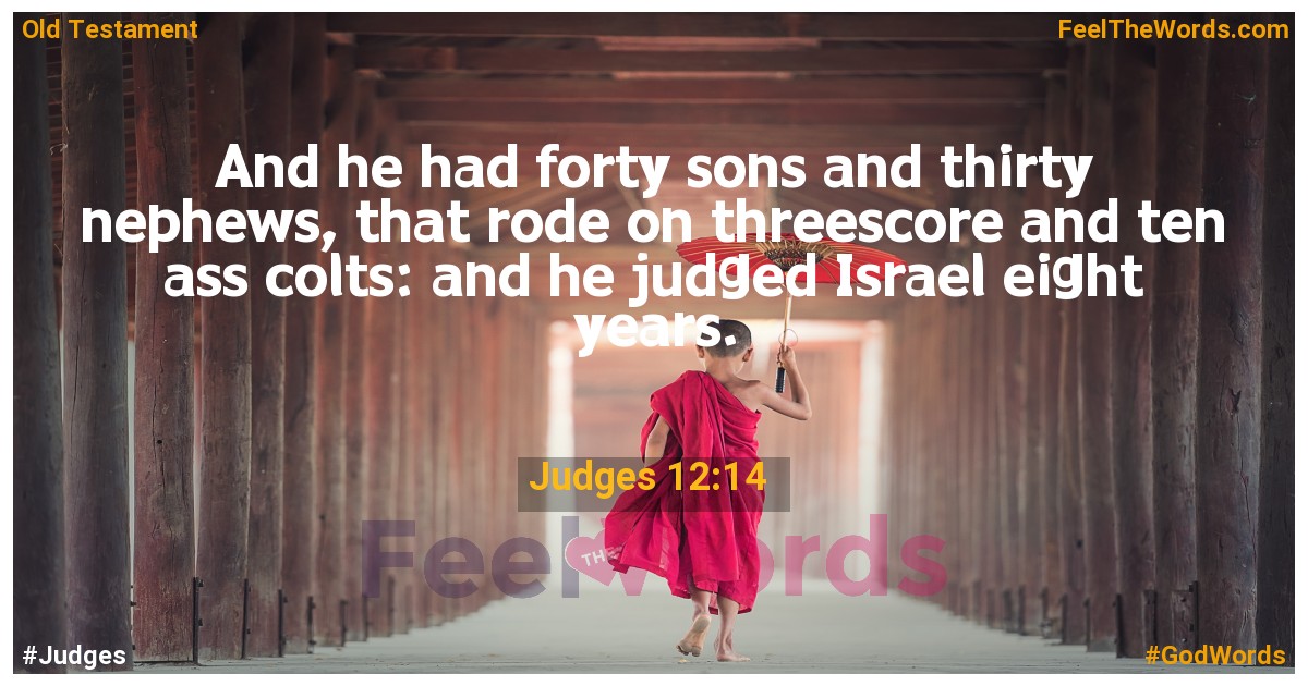 Judges 12:14