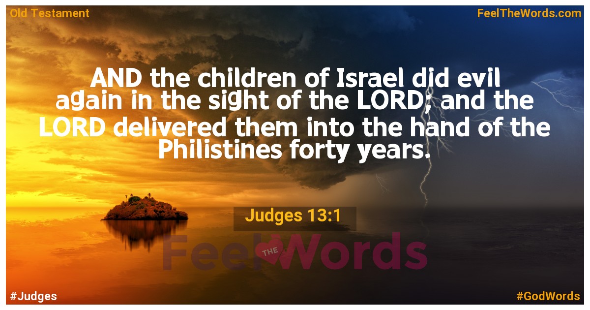Judges 13:1
