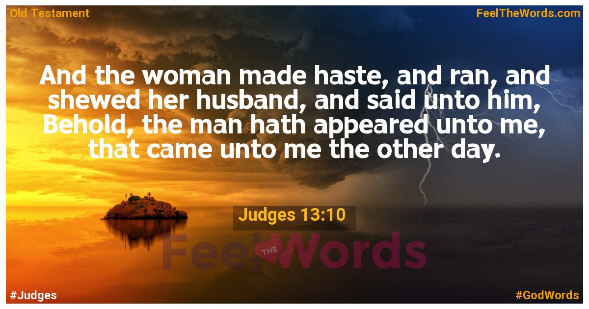Judges 13:10