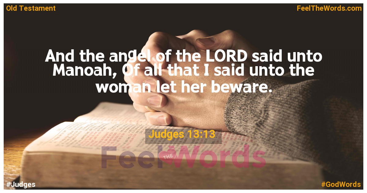 Judges 13:13